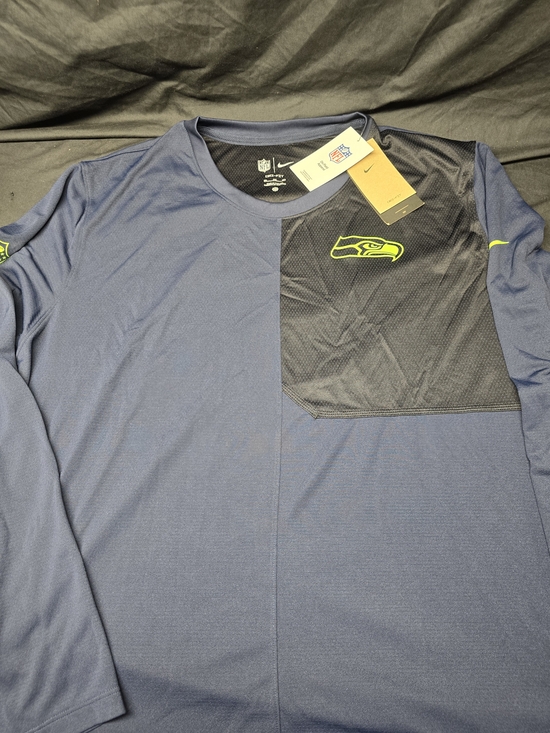 Nike Other - Nike Seattle Seahawks Dri-FIT Long Sleeve Performance Shirt Men's 3XL NWT